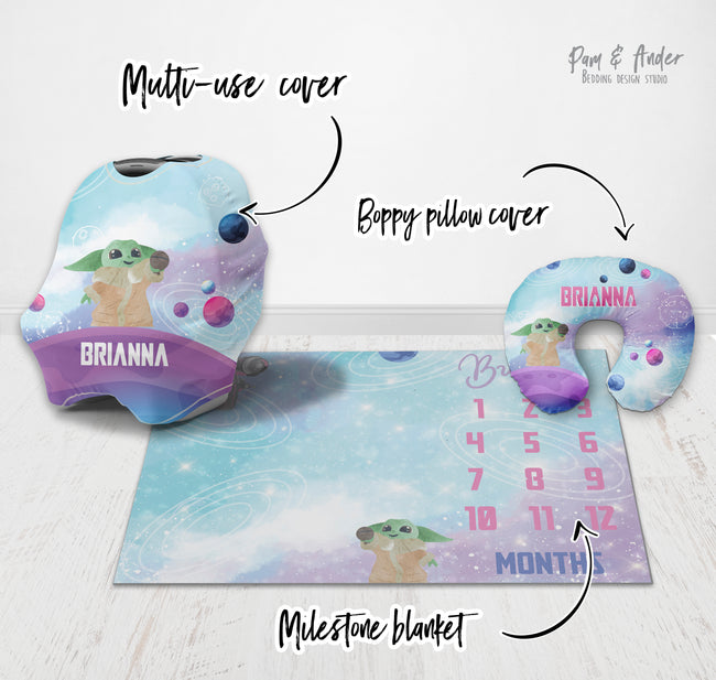 Baby yoda girl accessories set Main Image