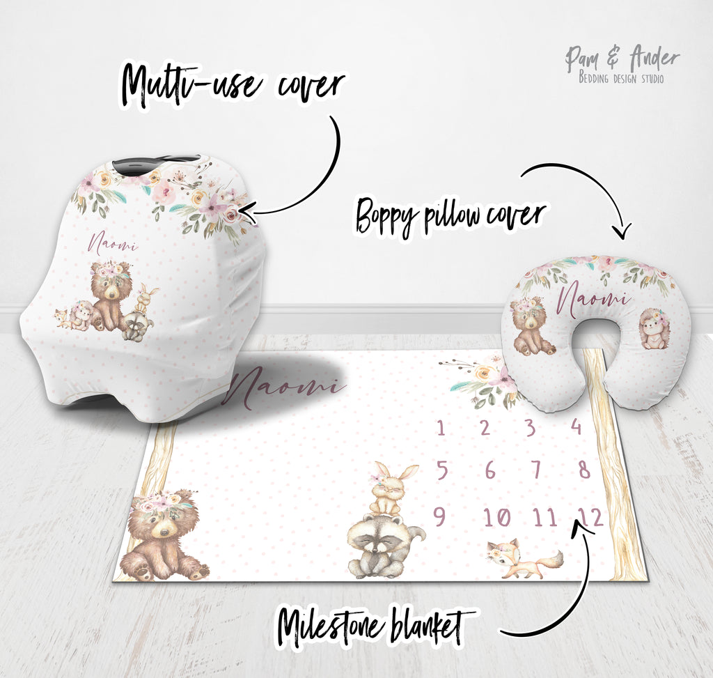 Bear and flowers Build your Bundle