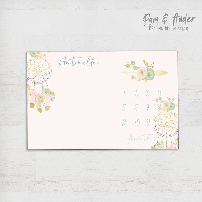 Dreamcatcher milestone blanket Hover Image