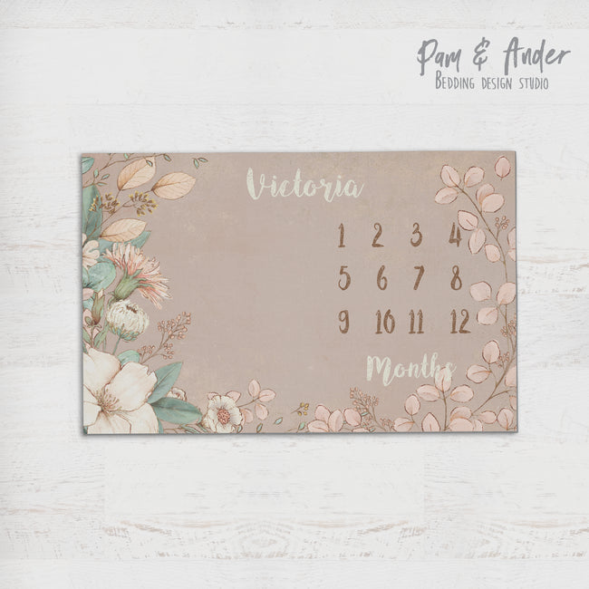 Vintage milestone blanket Hover Image