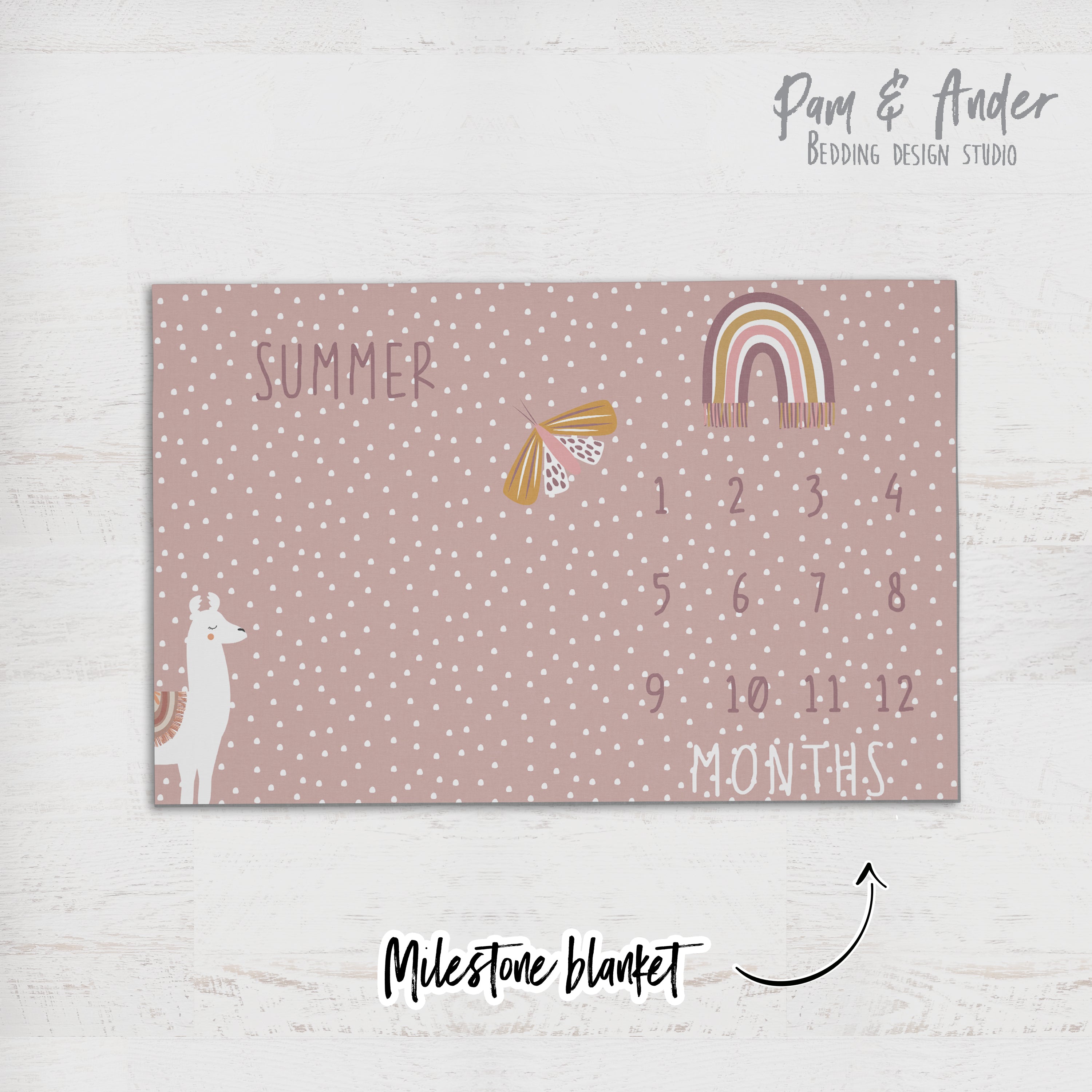 Rainbow boho accessories set