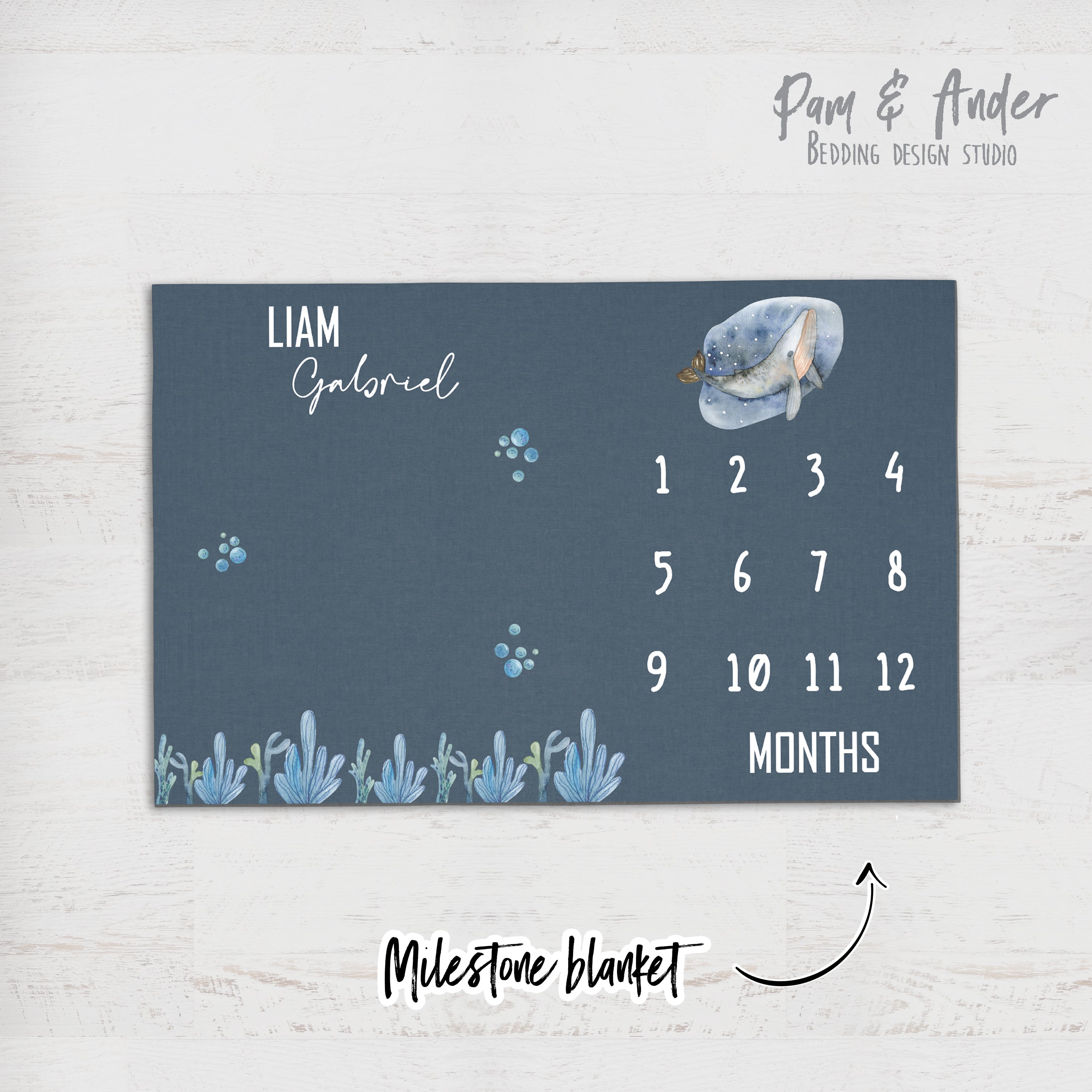 Whale accessories set