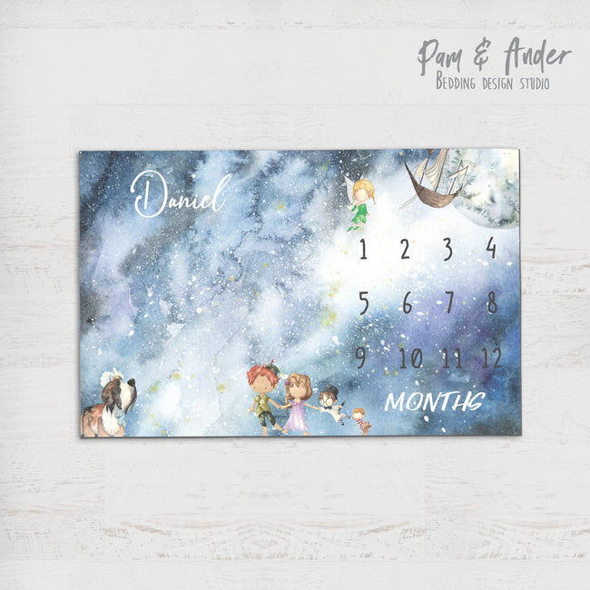 Peter Pan milestone blanket Hover Image