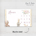 Flower bear accessories set