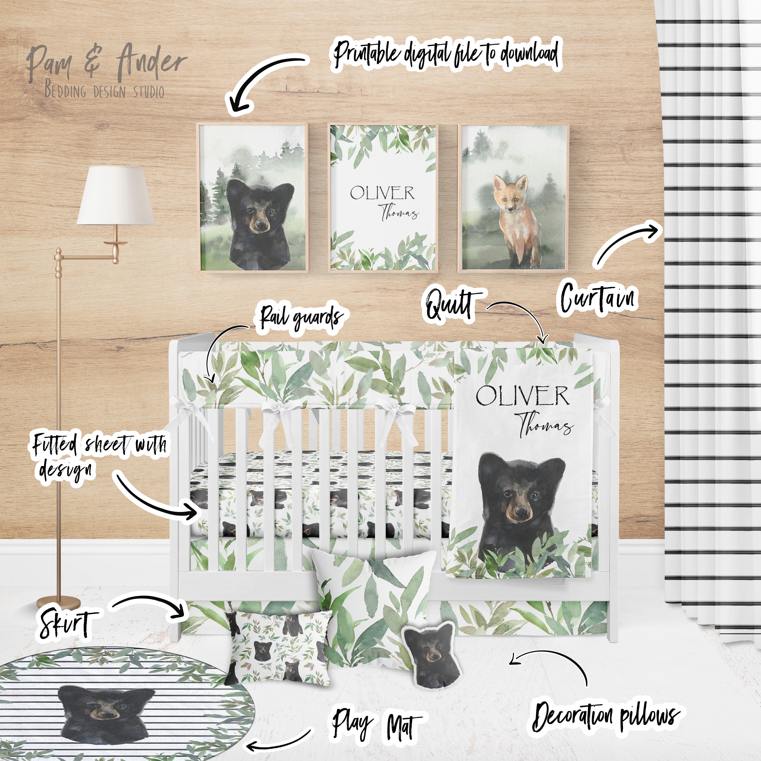 Bear Crib Bedding for Boy