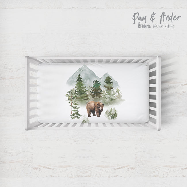 Bear fitted sheet Hover Image