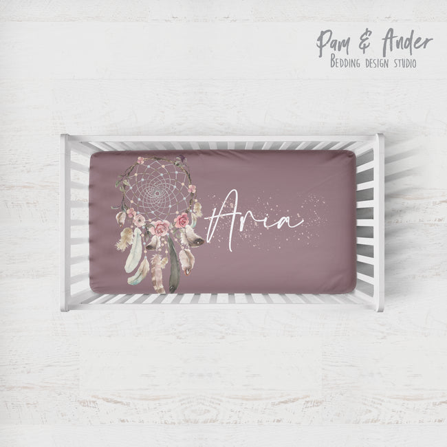 Unicorn boho fitted sheet Hover Image