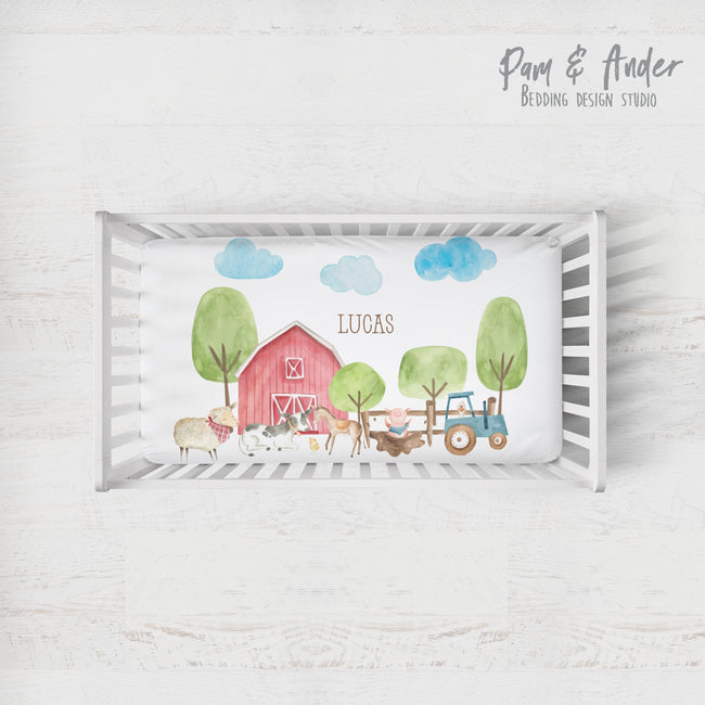 Farm boy fitted sheet Hover Image