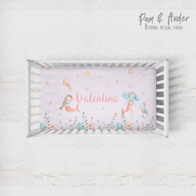 Mermaid fitted sheet Hover Image