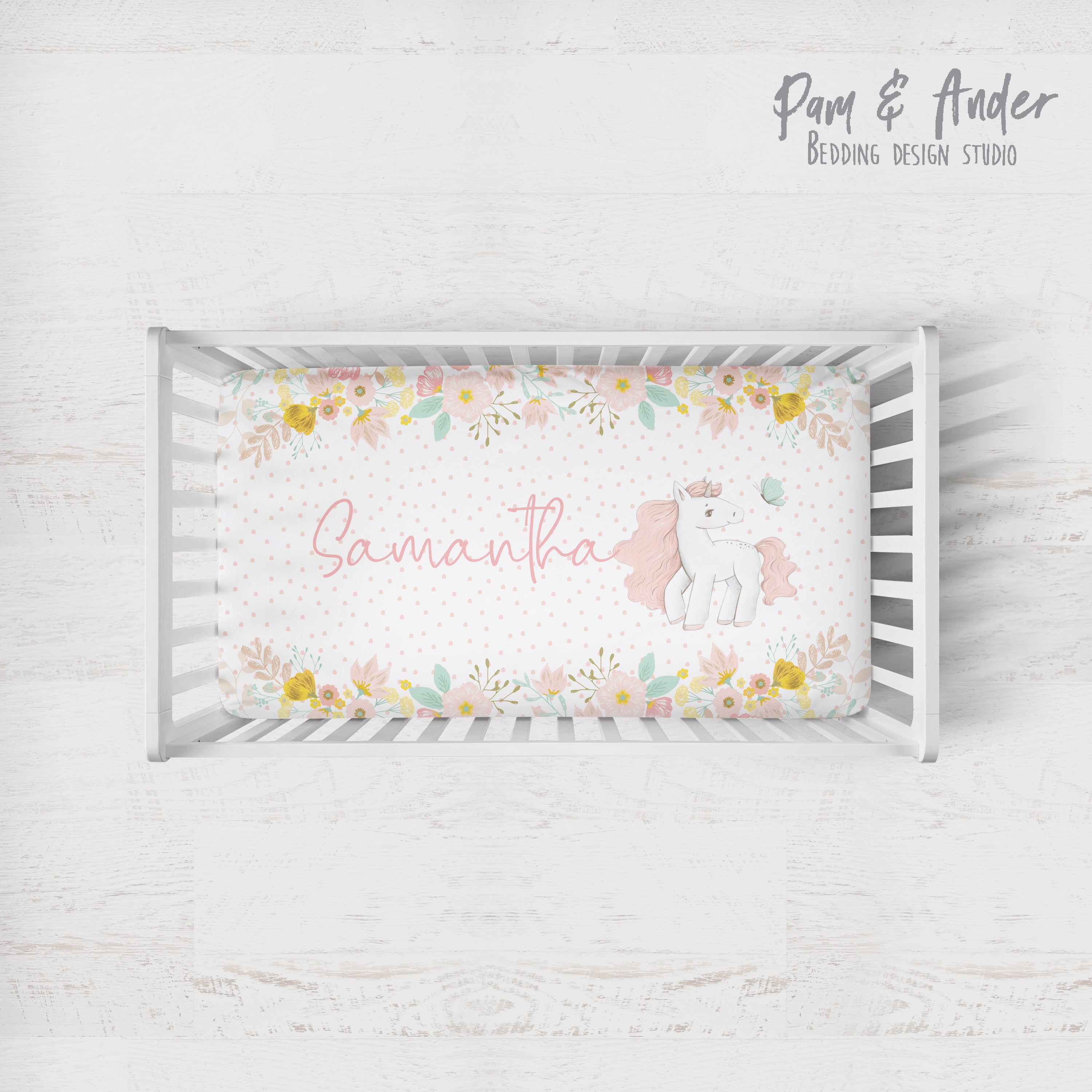 Unicorn fitted sheet