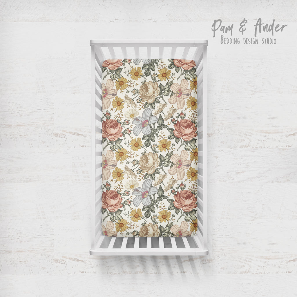 Elephant vintage fitted sheet