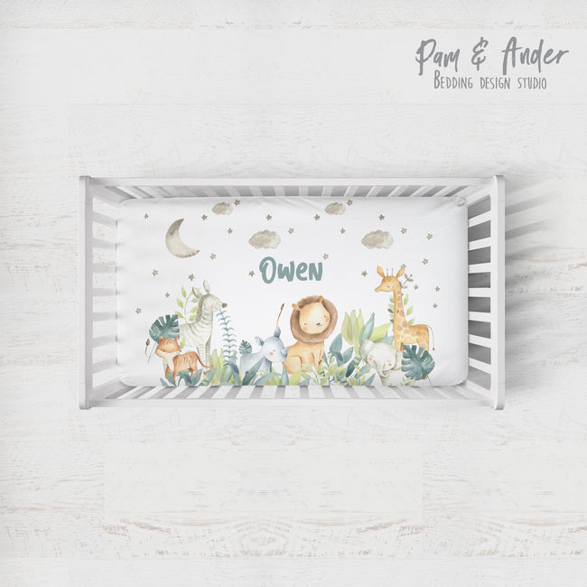 Jungle fitted sheet Hover Image