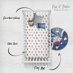 DC Superheroes Crib Bedding Set