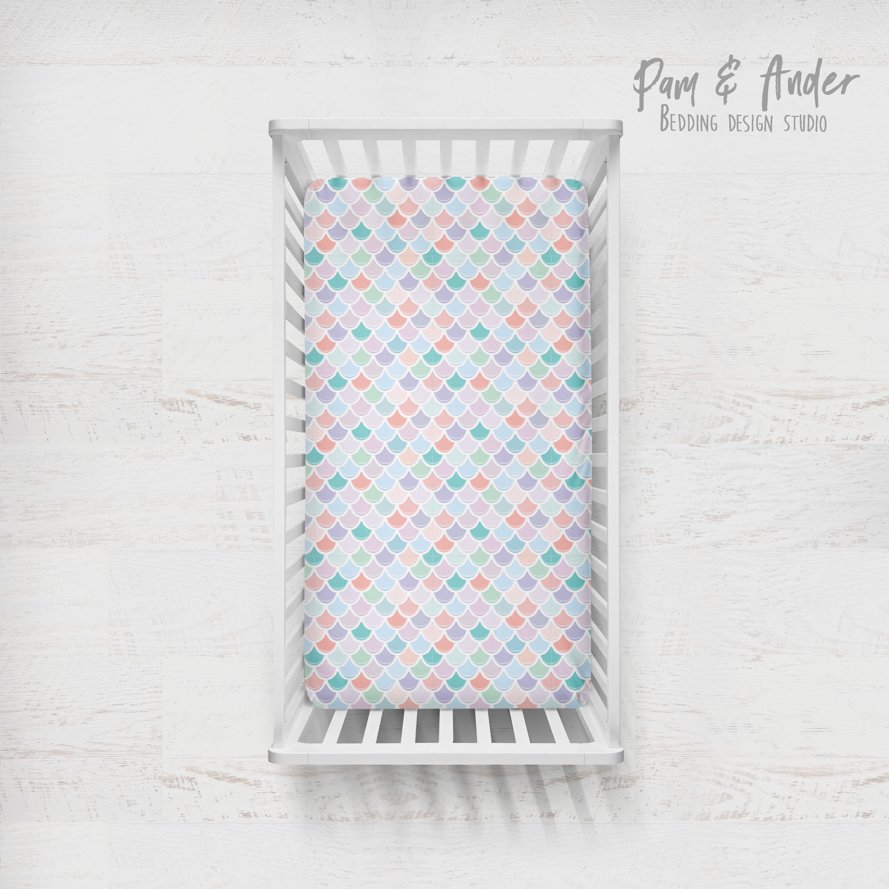 Mermaid fitted sheet