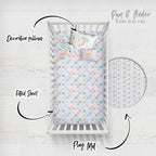 Mermaid Crib Bedding Set