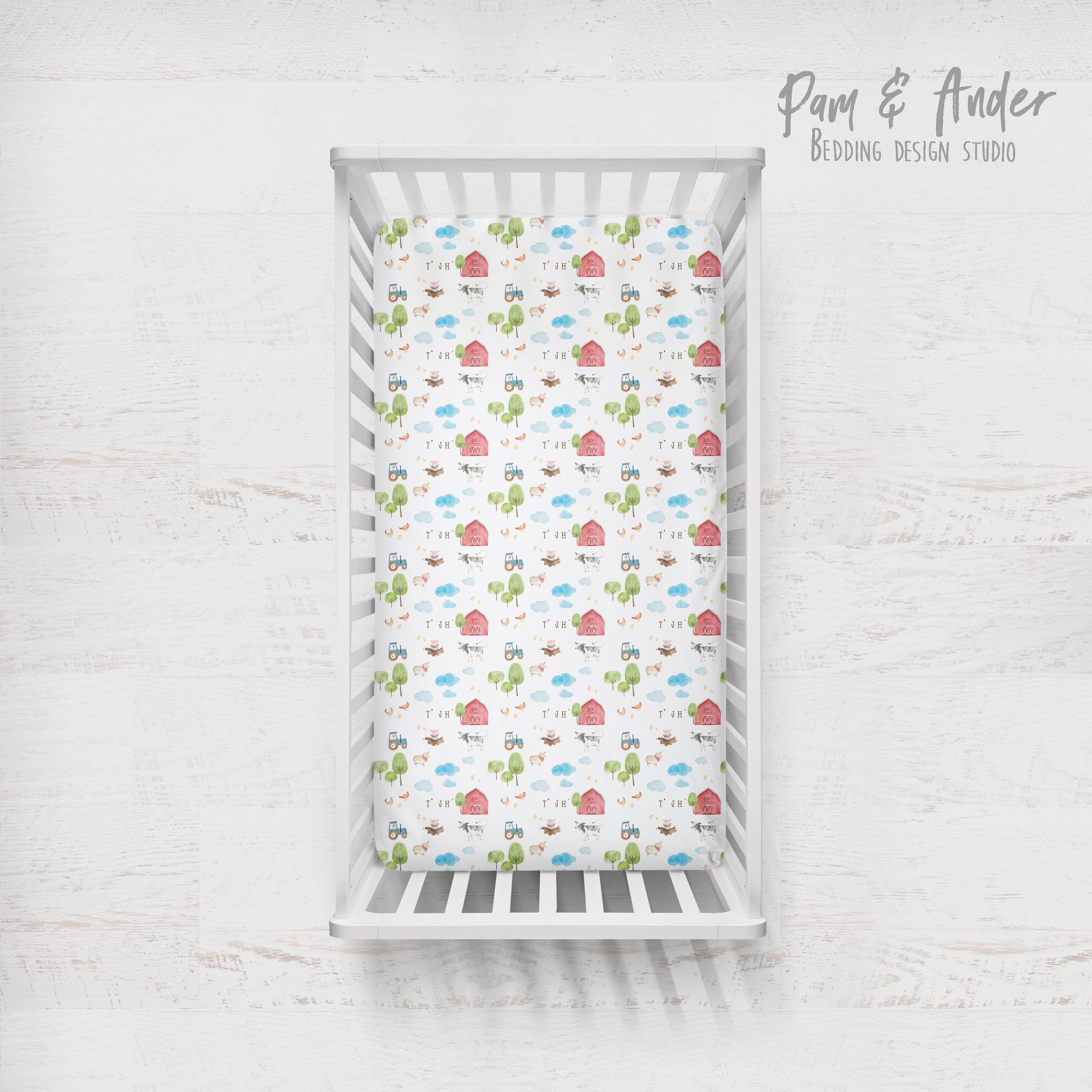 Farm boy fitted sheet