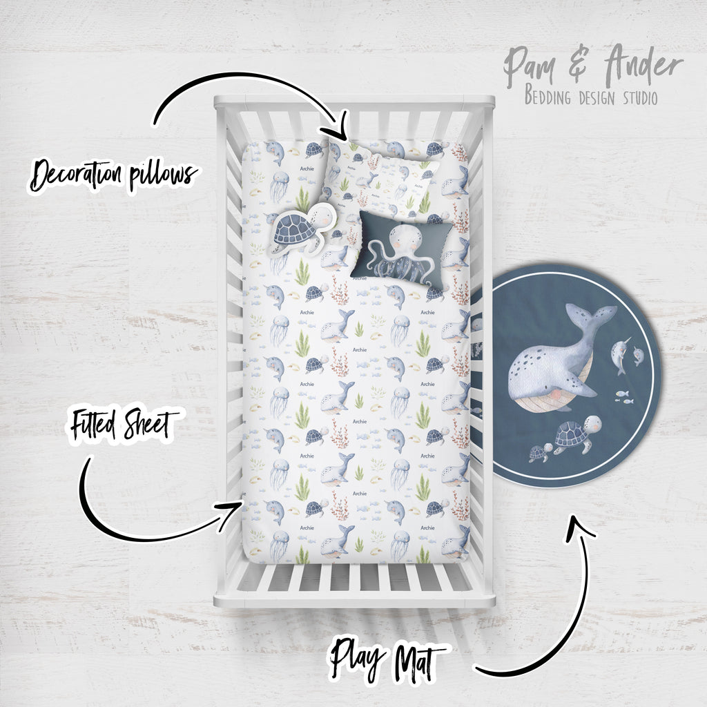 Ocean Crib Bedding Set