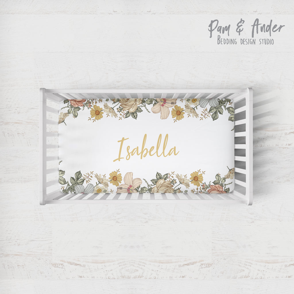 Elephant vintage fitted sheet