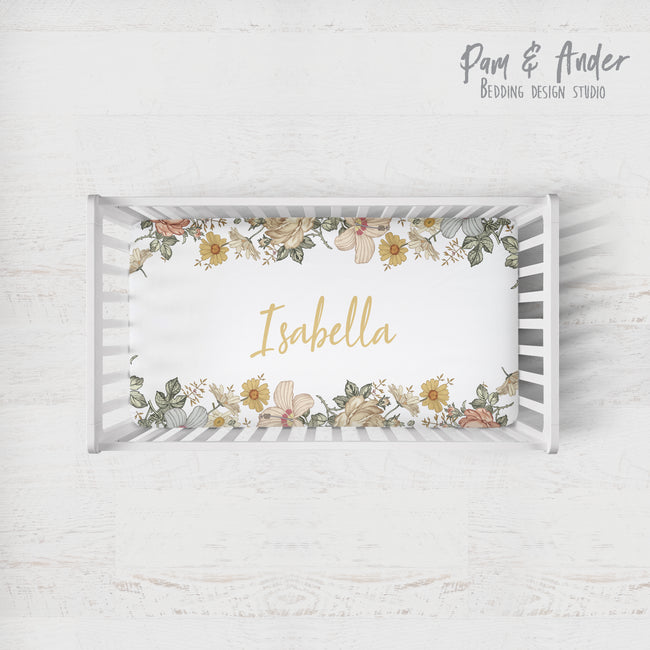 Elephant vintage fitted sheet Hover Image