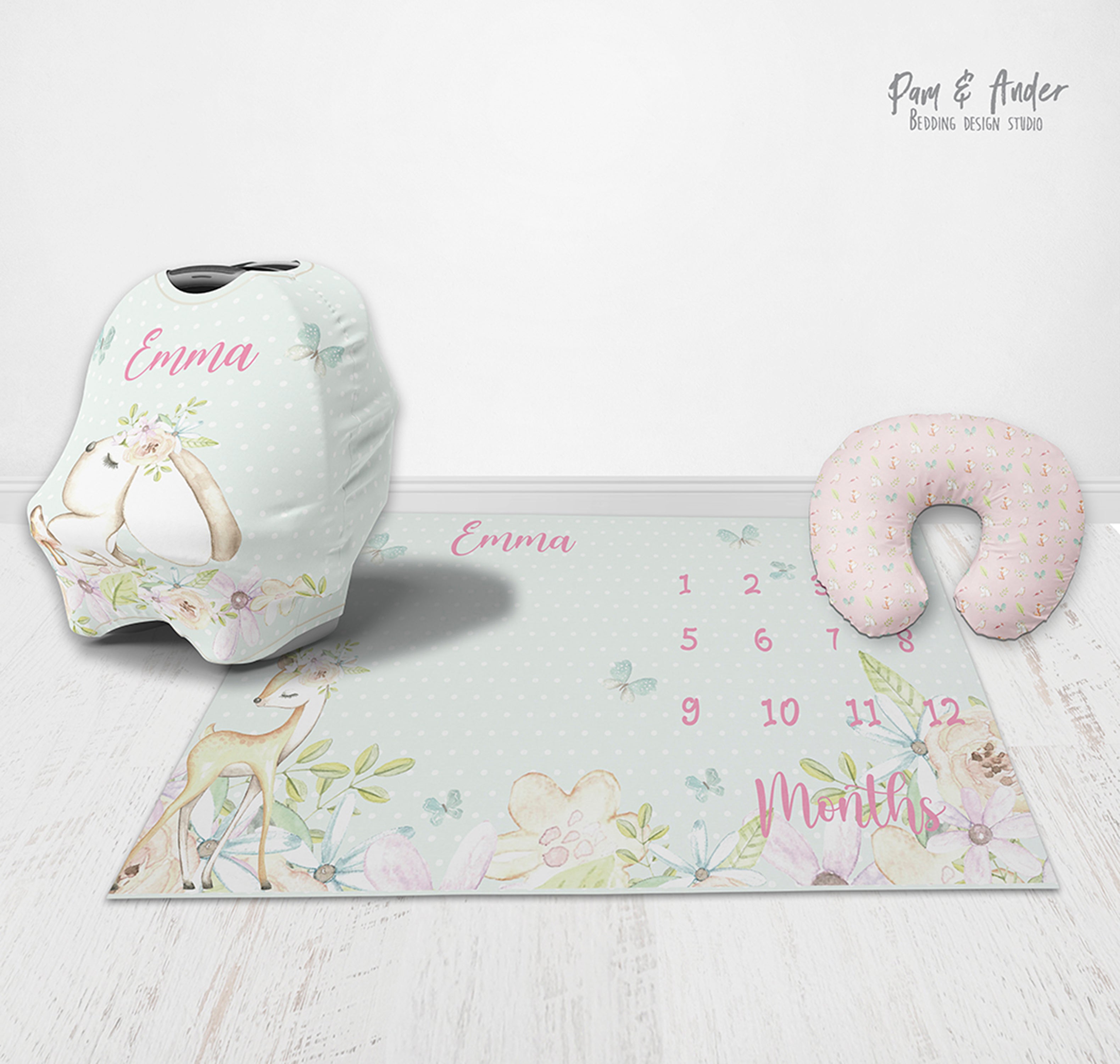 Woodland Animals Baby Girl Accessories