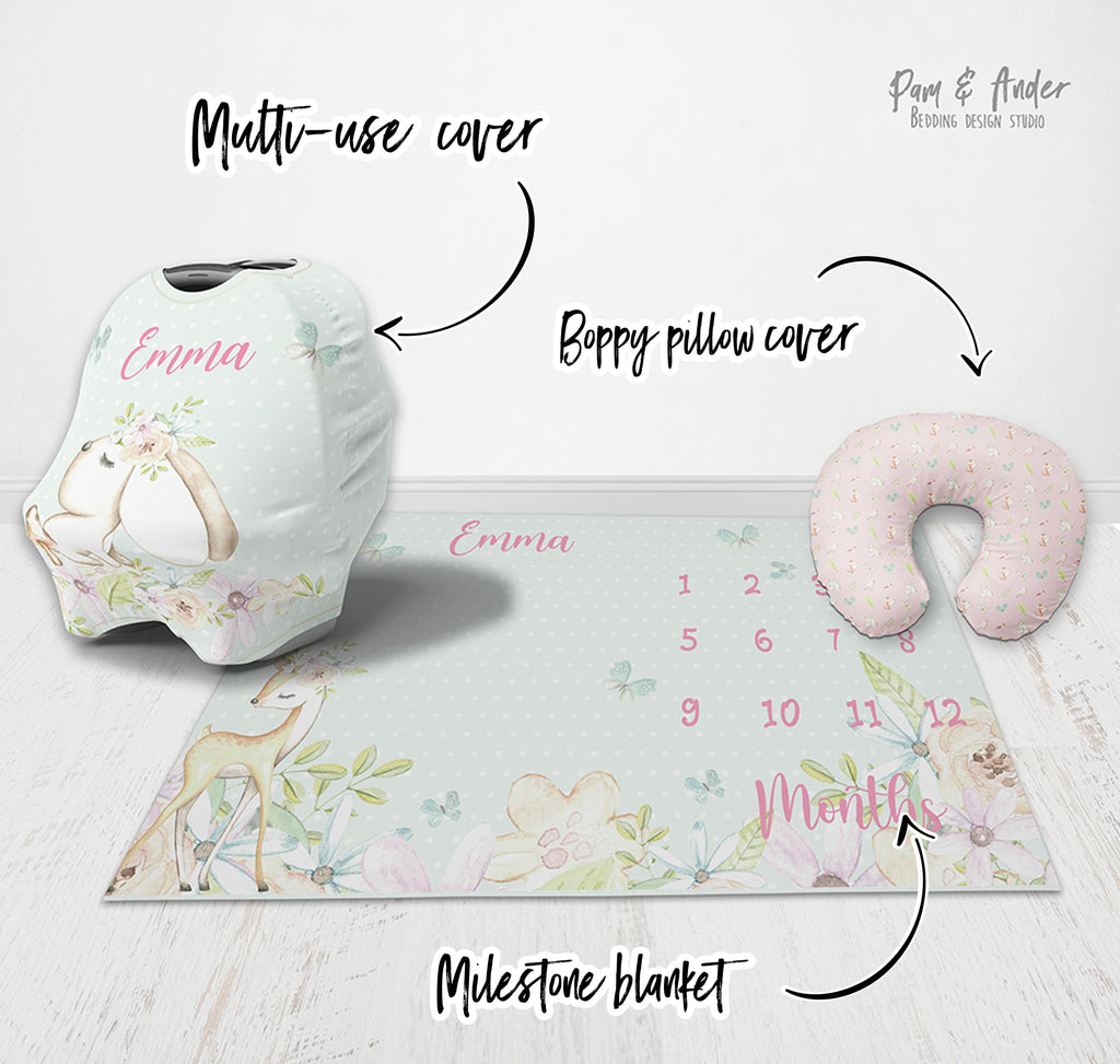 Woodland Animals Baby Girl Accessories