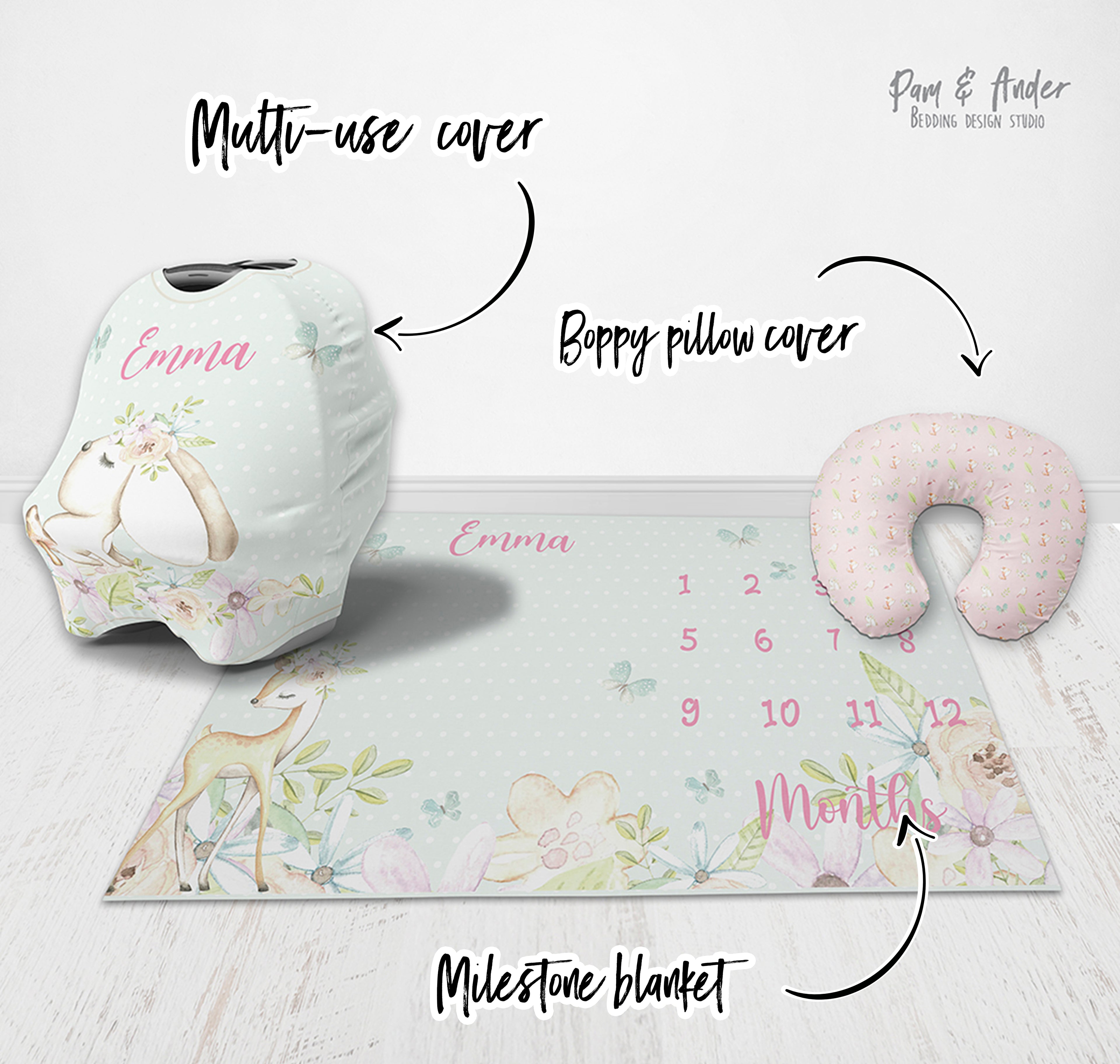 Woodland Animals Baby Girl Accessories