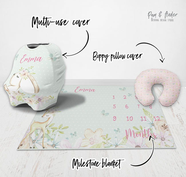 Woodland Animals Baby Girl Accessories Main Image