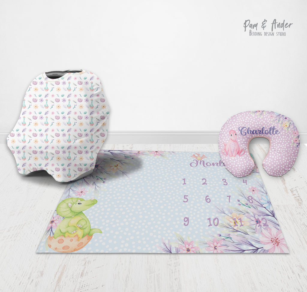 Dino girl accessories set