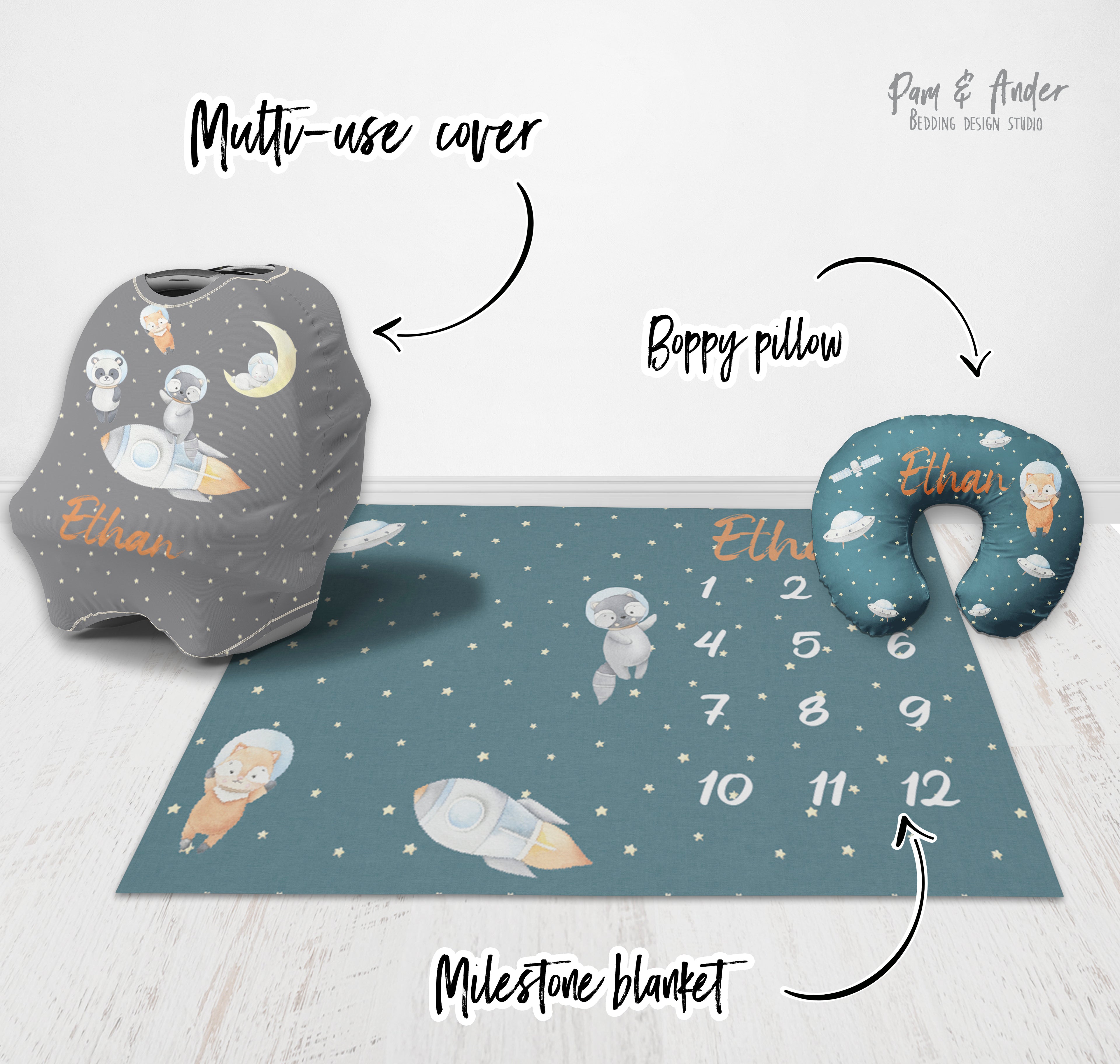 Outer Space Crib Build your Bundle
