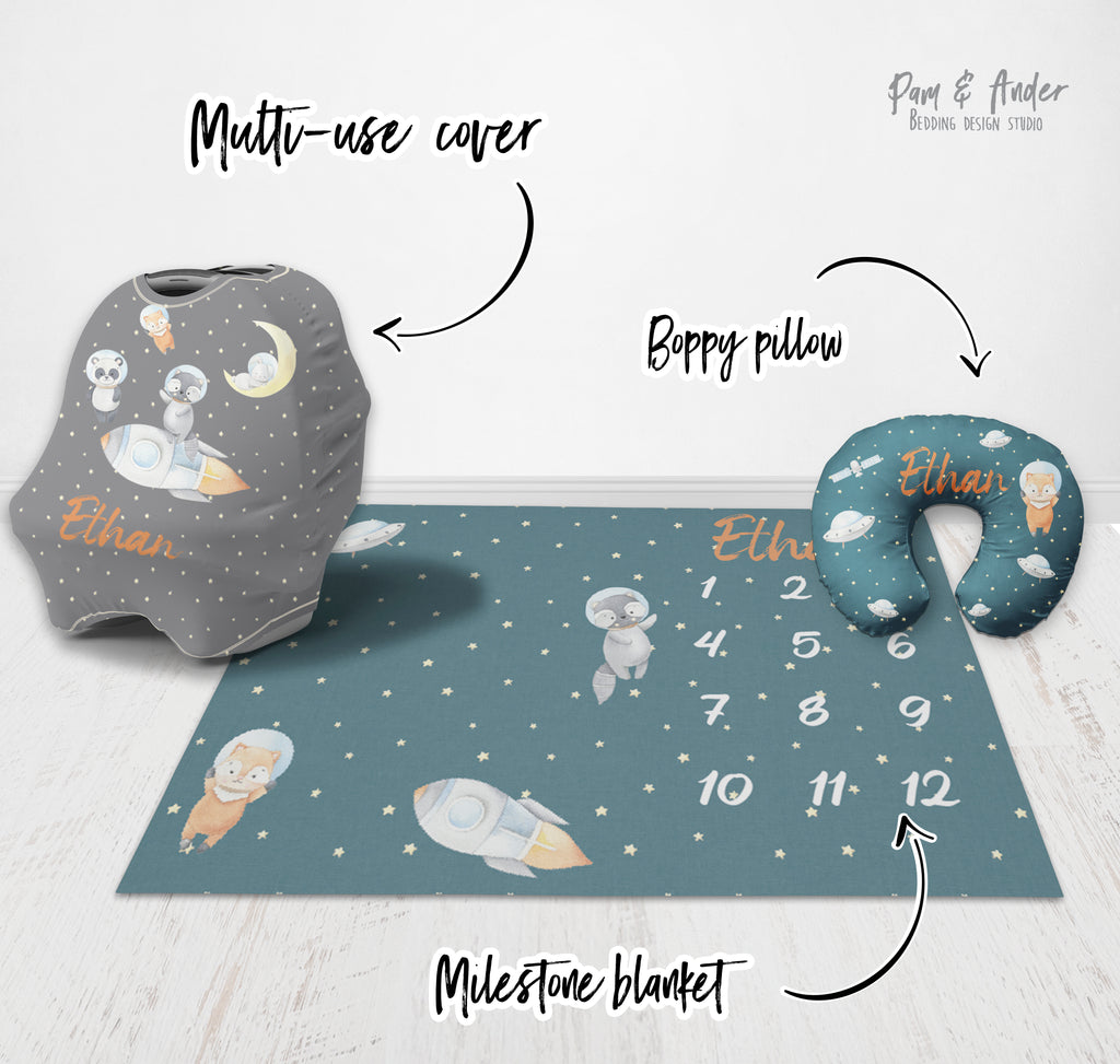 Astronaut Animals Accessories set