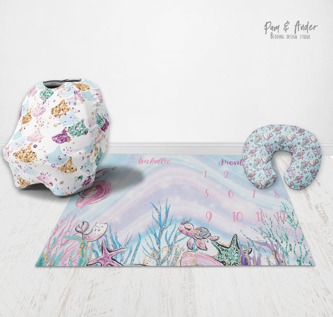 Mermaid glitter accessories set Hover Image